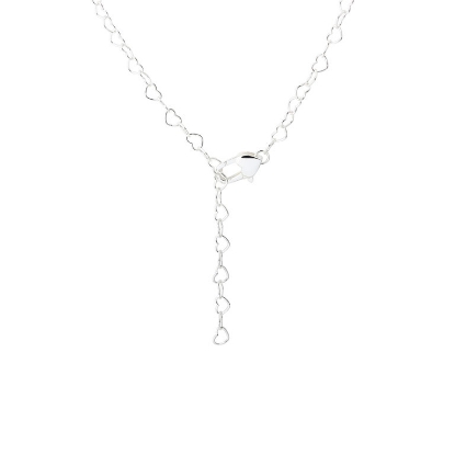 Billede af Aqua Dulce Love Me Heart halskæde sølv (65 cm)
