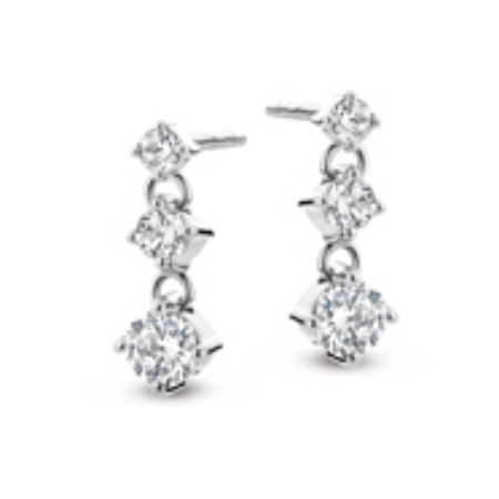 Billede til varegruppe Øreringe sølv med ædelsten