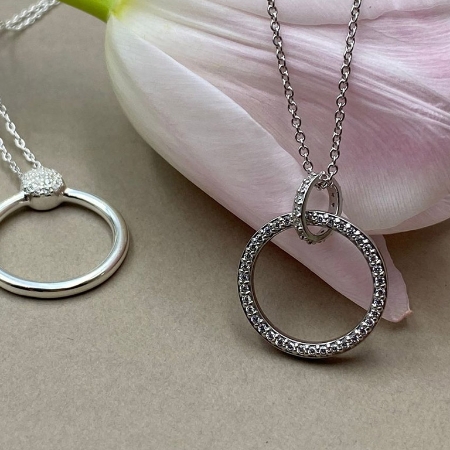 Billede til varegruppe Halskæder Sort Sølv