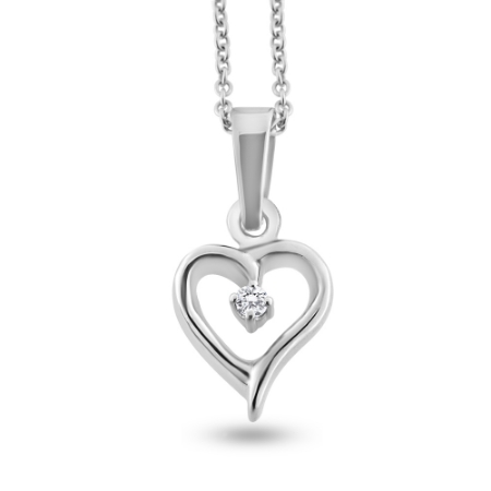 Billede til varegruppe Hjerte Hvidguld