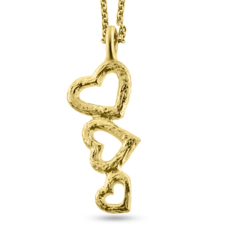 Billede til varegruppe Hjerte Sølv Forgyldt