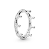 Billede af *Pandora ring sølv krone med klar cz str. 52