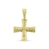 Billede af Vedhæng Malteser Kors, fast patz, råguld 17*17 mm. 8 kt.