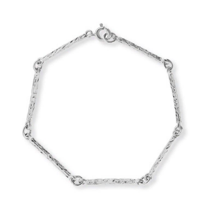 Billede af Armlænke stav råsølv 925 s. 18 cm.