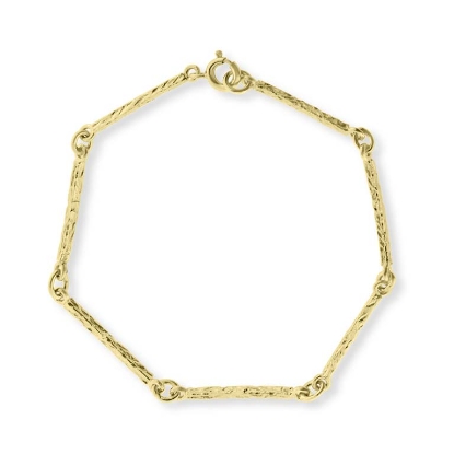 Billede af Armlænke stav råsølv 14 kt. 18 cm. 