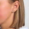 Billede af Mads Z "Céleste" øreringe 14 kt. guld m. 0,30 ct. brillanter