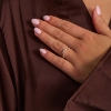 Billede af Mads Z "Freya" ring 14 karat guld m. 0,28 ct. W.SI brillanter (str. 50)