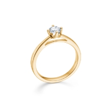 Billede af Mads Z ring 14 kt "Crown Solitaire" m. 0,34 ct. brill. W.SI str 50