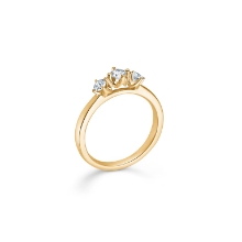 Billede af Mads Z "Crown Trinity" ring 14 kt m. ialt 0,34 ct. brillanter w/si str. 50