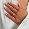 Billede af Mads Z "Luxury Rainbow" ring 14 kt m.ægte sten str. 52