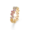 Billede af Mads Z "Luxury Rainbow" ring 14 kt m.ægte sten str. 54
