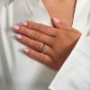 Billede af Mads Z "Luxury Rainbow" ring 14 kt m. blå ædelsten (str. 56)
