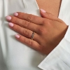 Billede af Mads Z "Luxury Rainbow" ring 14 kt m. blå ædelsten (str. 60)
