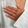 Billede af Mads Z "Luxury Rainbow" ring 14 kt m. røde ædelsten (str. 60)