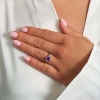 Billede af Mads Z "Four Seasons - Summer" ring 14 kt. guld m. dia. + ægte sten (str. 60)