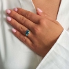 Billede af Mads Z "Four Seasons - Winter" ring 14 kt. guld m. ægte sten (str. 54)