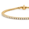 Billede af Mads Z "Tennis" armbånd 14 kt. guld m. 1,50 ct. w/si brillanter (16,5 cm)