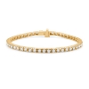 Billede af Mads Z "Tennis" armbånd 14 kt. guld m. 2,50 ct. w/si brillanter (17,5 cm)