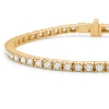 Billede af Mads Z "Tennis" armbånd 14 kt. guld m. 2,50 ct. w/si brillanter (17,5 cm)