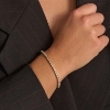 Billede af Mads Z "Tennis" armbånd 14 kt. guld m. 2,50 ct. w/si brillanter (17,5 cm)