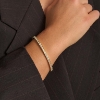 Billede af Mads Z "Tennis" armbånd 14 kt. guld m. 3,50 ct. w/si brillanter (17,5 cm)