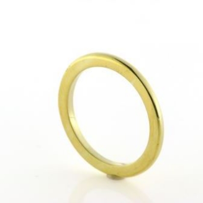 Billede af Garderring,bredde 1,5 mm., tyk. 2,1 mm. 14 kt. 