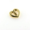 Billede af Vedhæng hjerte, åbent massivt, hj. 10 mm. 8 kt.