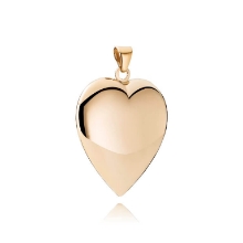 Billede af Hjerte 30x30 mm (hult) 14 kt. 585