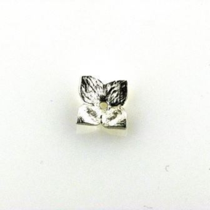 Billede af Blomst med hul til ørestik 925s.
