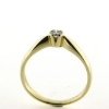 Billede af Ring, spidsskinne, konisk fatn. brill. 0,15 w/vs. 14 kt.