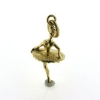 Billede af Vedhæng HC Andersen, "Balletdanser" 925s. forgyldt