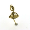 Billede af Vedhæng HC Andersen, "Balletdanser" 925s. forgyldt