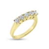 Billede af Ring række, 5 brillanter a 0,10 ct.14 kt.
