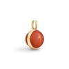 Billede af Julie Sandlau Prime Red Coral vedhæng forgyldt sølv m. krystal
