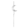 Billede af Jane Kønig Half Moon With Pearl Chain ørering sølv (1 stk) - Venstre