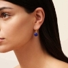Billede af Julie Sandlau Prime Lapis øreringe forgyldt sølv m. krystal