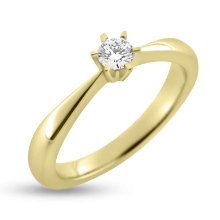 Billede af Ring brillant 0,20 w/vs 14 kt. 585