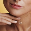 Billede af Mads Z "Tender Love - O" bogstav vedhæng 14 kt. guld m. brillanter