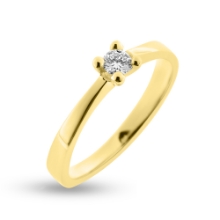 Billede af Ring 4 grab. brill. 0,03 w/vs. 14 kt. 