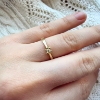 Billede af Ring 4 grab. brill. 0,60 w/vs. 14 kt.   