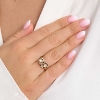 Billede af Mads Z "Fleur" ring 14 kt. guld m. 0,012 ct. brillanter (str. 50)