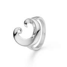 Billede af Mads Z "Ocean" ring sølv (str. 58)