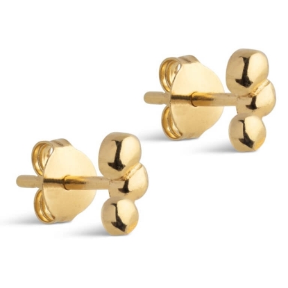 Billede af ENAMEL Copenhagen Nara øreringe forgyldt sølv