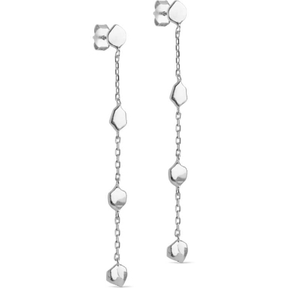 Billede af ENAMEL Copenhagen Talia øreringe sølv