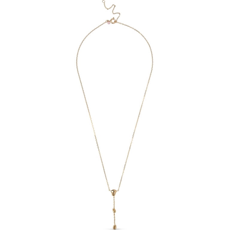 Billede af ENAMEL Copenhagen Talia halskæde forgyldt sølv (42 + 5 cm)