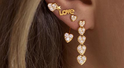 Billede til varegruppe Forgyldte øreringe