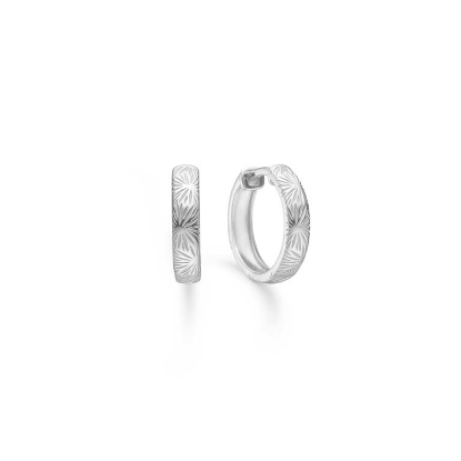 Billede af Studio Z "Rime Small" øreringe sølv - 14 mm