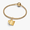 Billede af Pandora Kuvert charm forgyldt metalblanding m. cz
