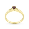 Billede af Ring solitaire  14 kt., 4,00 mm. ægte rubin