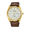Billede af Lorus Classic herreur automatik stål brun læderrem 10bar 44mm 